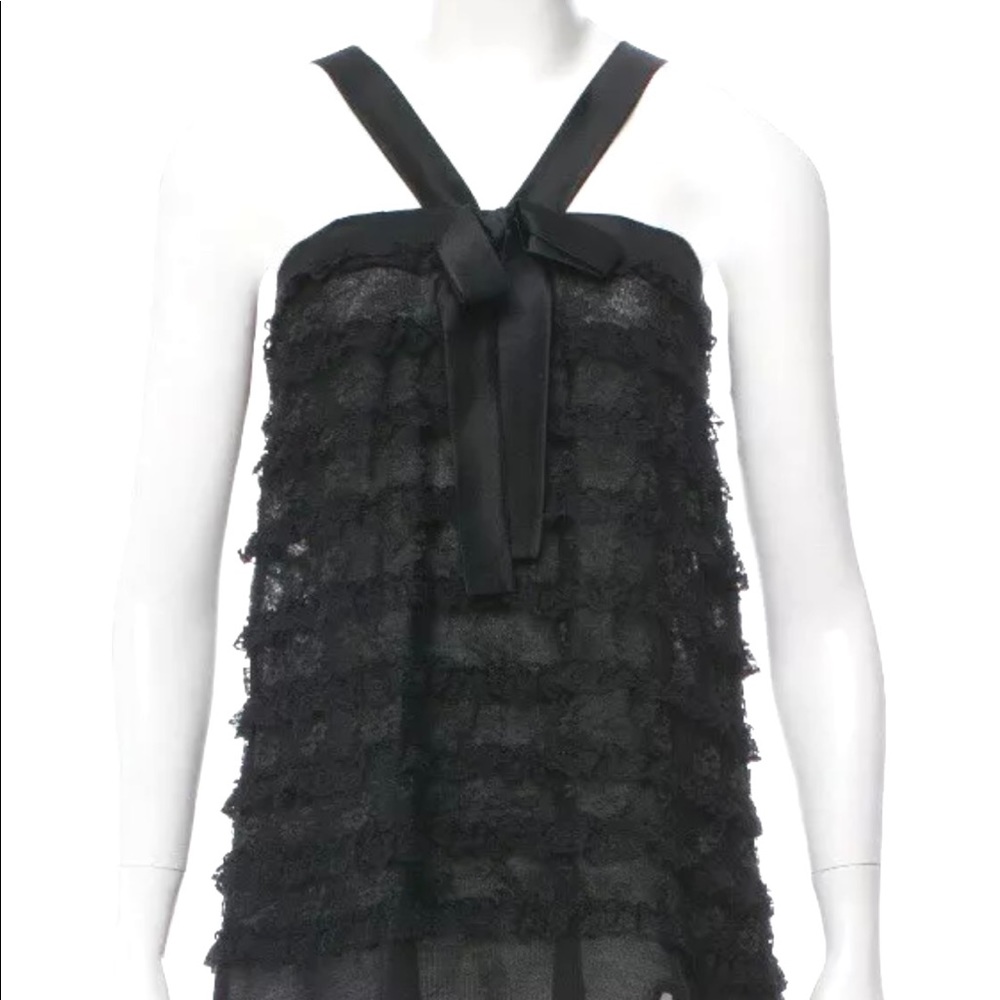 Philosophy di Alberta Ferretty  lace Black Sleeveless Top NWT Size  US 8…